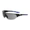 Ge Safety Glasses, Anti-Fog & Anti-Scratch, Smoke Lens, Black/Blue Frame GE106SAF - alternate 1